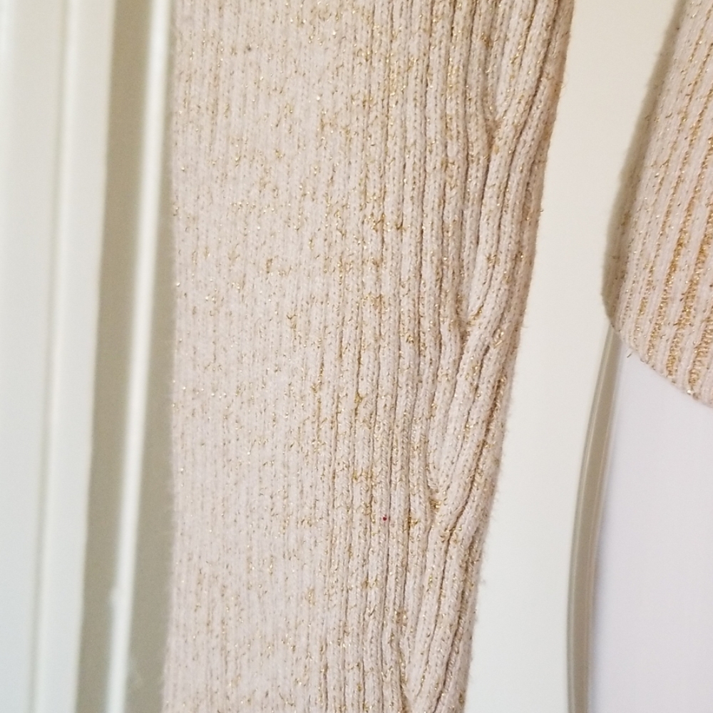 Gold Infused Scoop Back Sweater - Picture 4 of 8